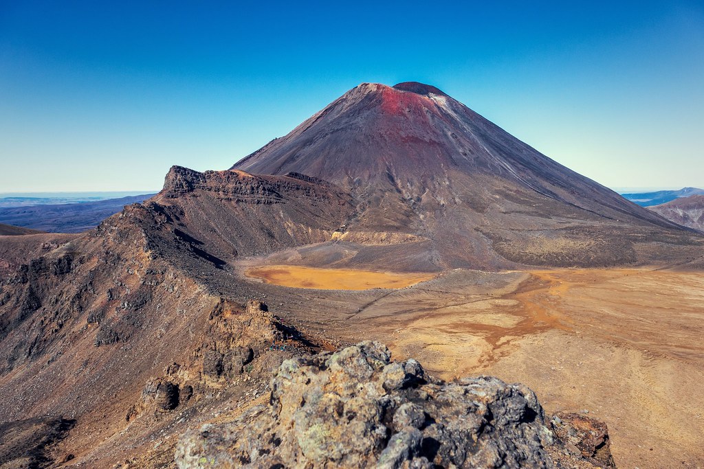 Mount Doom in sunshine